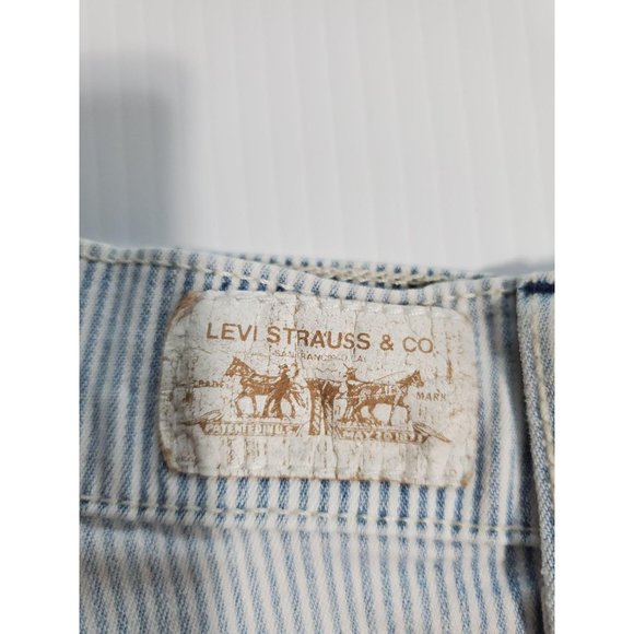 Levi's strauss shorts pants stripes sz5 356 - Picture 6 of 6